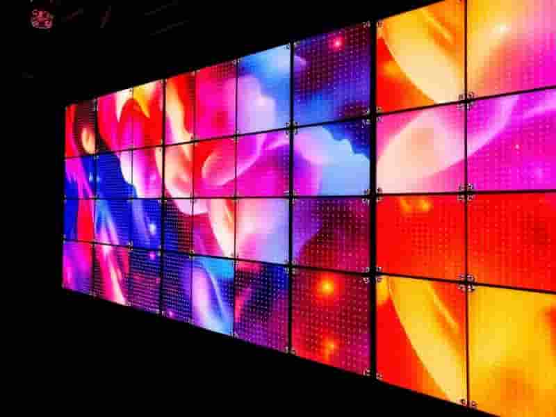 LED wall a noleggio montato per un evento a Milano